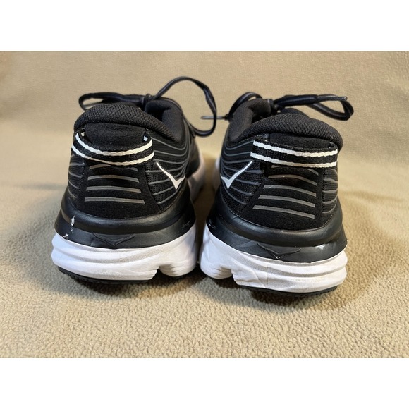 Hoka Bondi 7 Black Running Shoes Woman's Size 7.5 - Picture 7 of 16